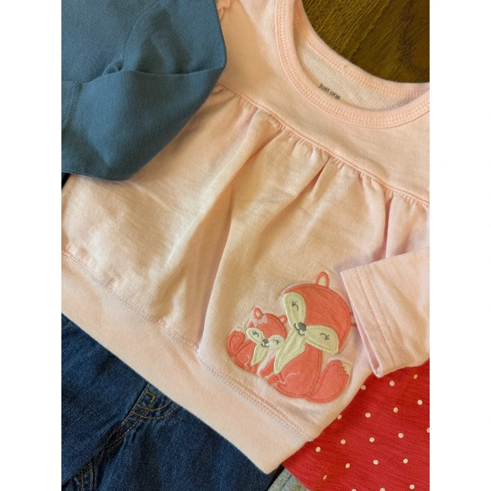 Baby Girl 3 Months Outfits Leggings Pants Shirts Long Sleeve Clothes Lot Puppies